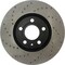 Centric Parts Sport Cryo Cross Drilled Brake Rotor, 128.33107Cr 128.33107CR - alternate 1